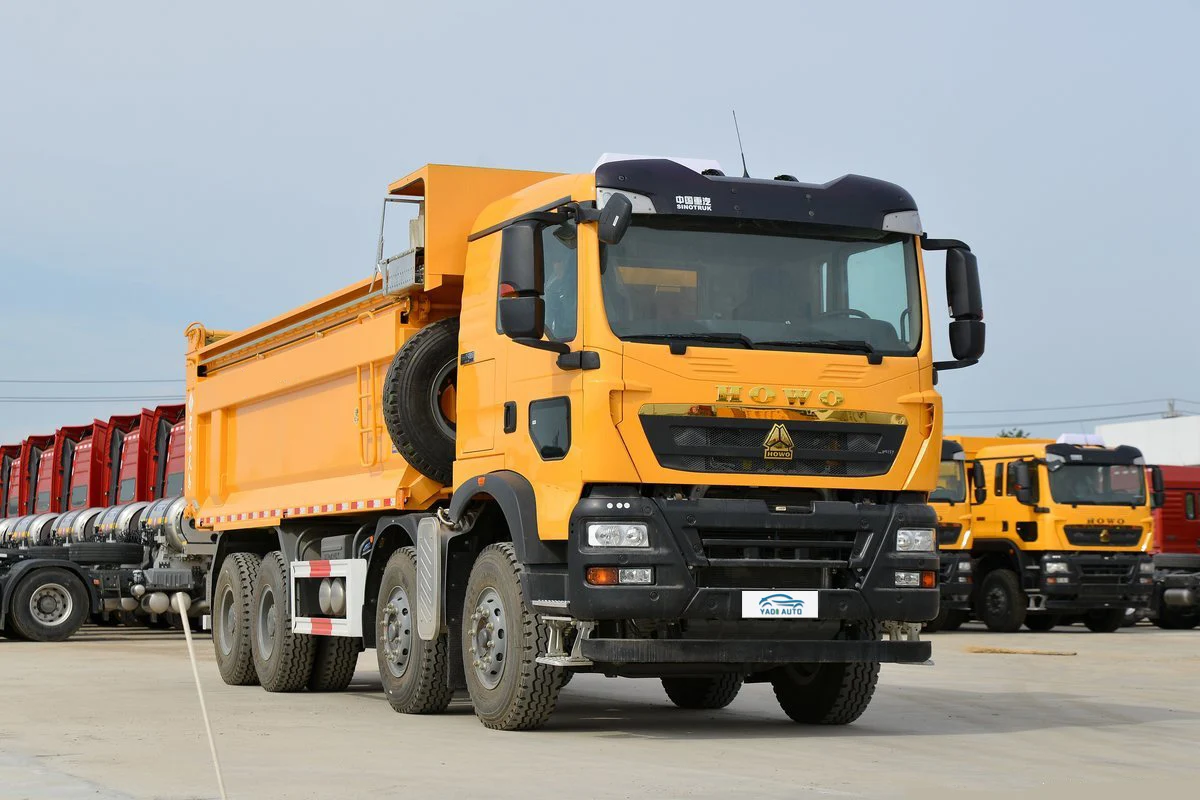 Sinotruk HOWO TX7 heavy truck 460HP 8X4 6.5m dump truck National VI, Euro II, Euro III