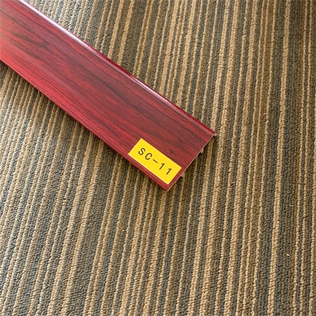 Waterproof high-quality decorative moulding profile PVC 3D wall panel accessories skirting border line