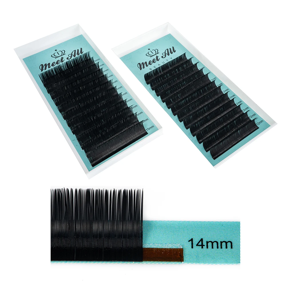 Factory Direct Sale Lashes Extension Grafting Eyelashes Individual Eyelash Extension 3d Mink Lashes Extension Tray Makeup Dd 8