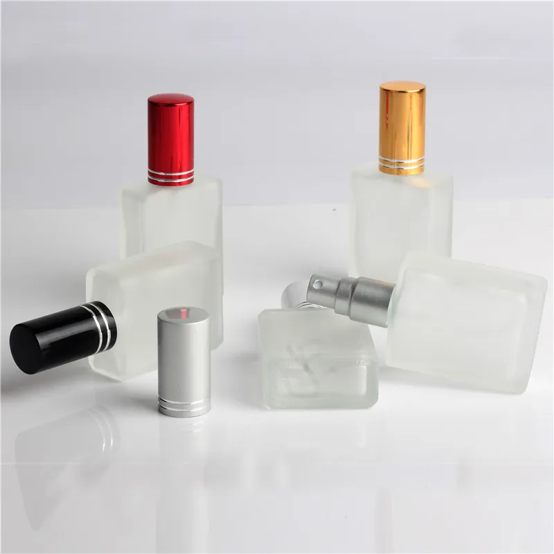 Factory wholesale colorful glass bottle frosted glass bottles 15 ml glass perfume bottles