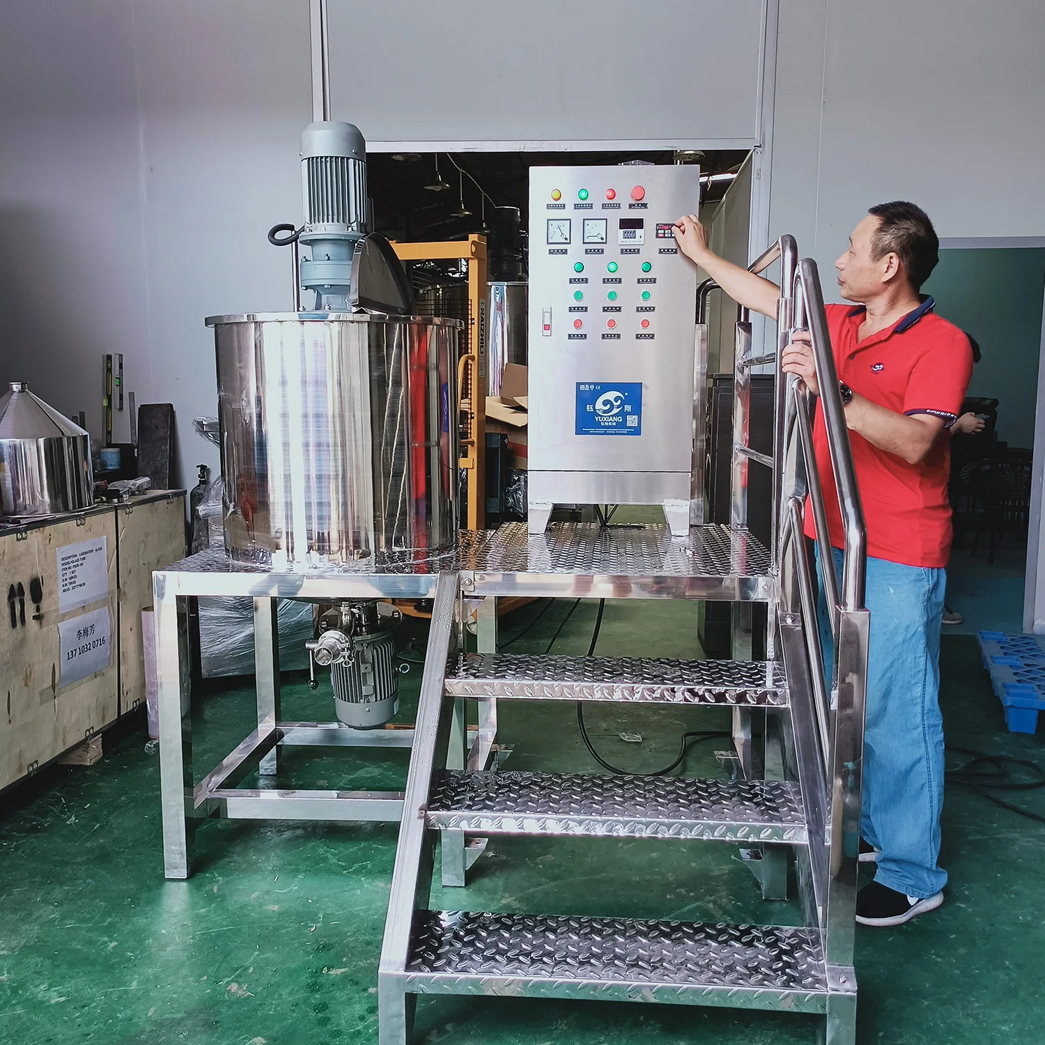 JBJ-100L Low Price Manufacture Shampoo liquid soap mixer Maquinas maquinas para fabricar jabon