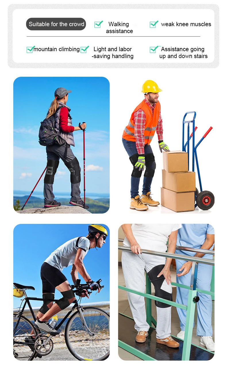 2024 New Style Power Lift Join Support Knee Pad Spring Force Knee Protection Booster for Climbing Sports Training Squat.jpg