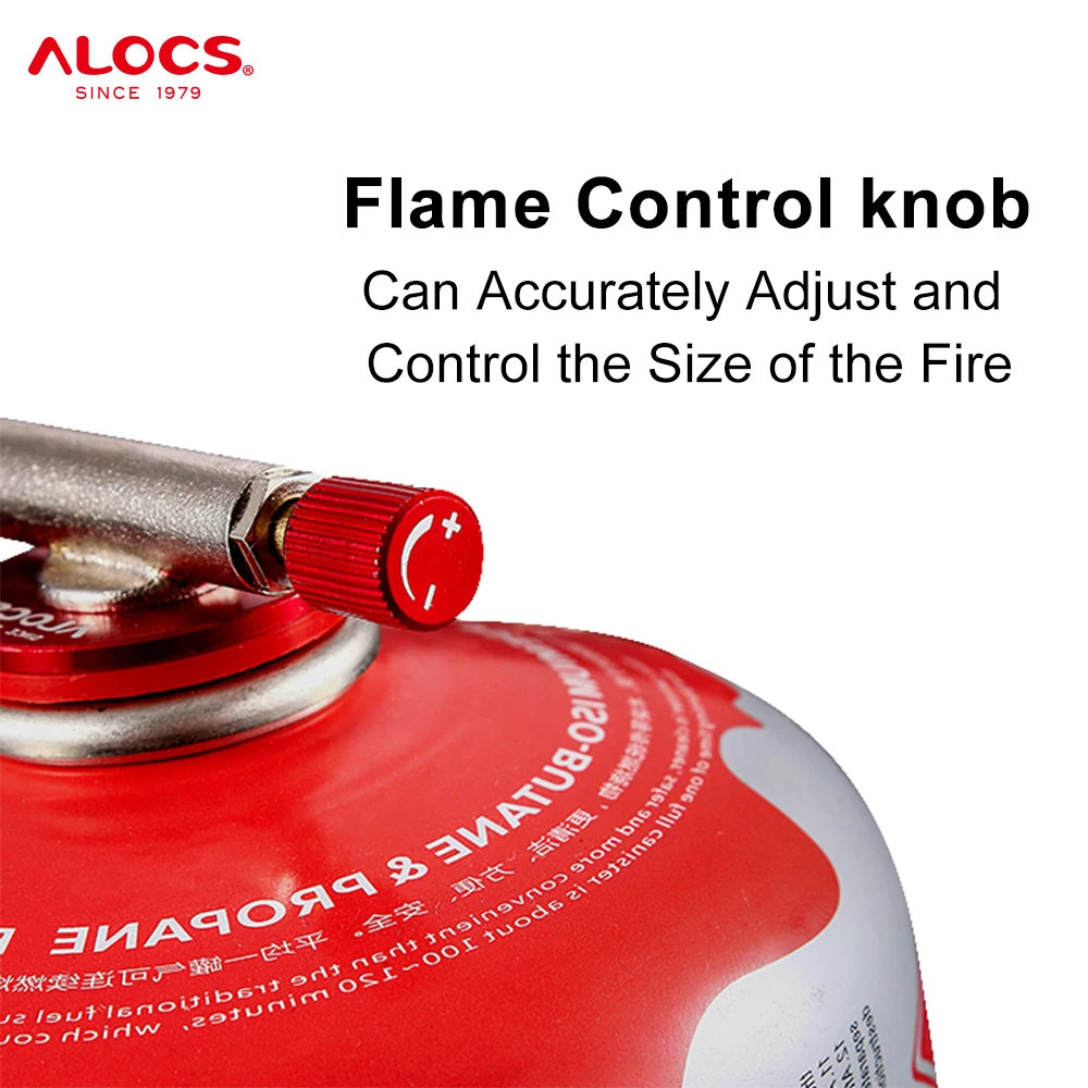 Alocs New Product Space Saving Aluminum Outdoor Picnic BBQ Grill Gasherd Mini Folding Campingkocher Camping Gas Stove