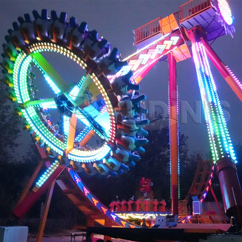 High Quality New Designed 25 Seats Luxury Advanced Up Drive Large Pendulum Thrilling Park Game Big Pendulum for Kids and Adults