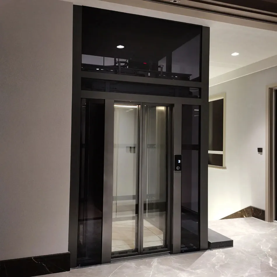 400kg 3 floors mini small circular compact home electric lift residential table lifting elevator price for home