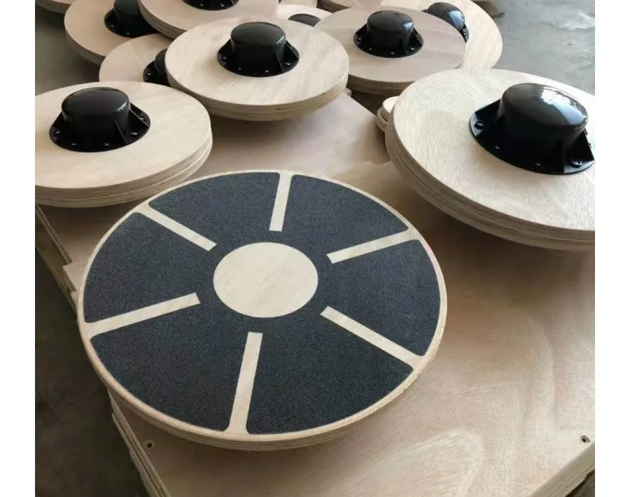 balance board  (17). Small MOQ multifunctional Round Balance Board wobble board 