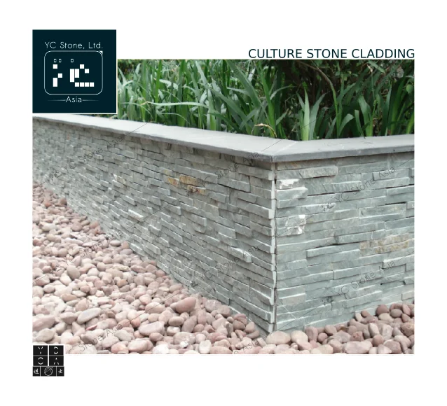 Wall Cladding Landscaping Paving Stone Grey Tile  External Wall Tiles Floor Tiles