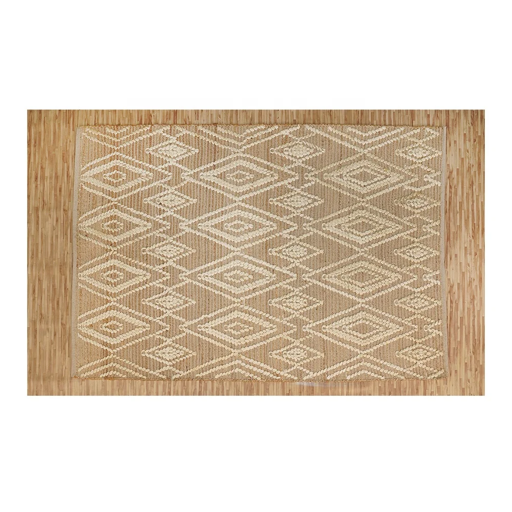Artline Creation High Quality Hand Woven Jute Decorative Rugs Area Rugs Wholesale Anti Fatigue Kitchen Rug