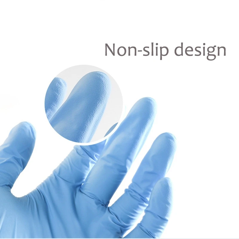 Factory Cheap Price Luva Nitrilica Azul Guanti Di En455 Vinyl Glov Disposable Nitrile For 100% Safety
