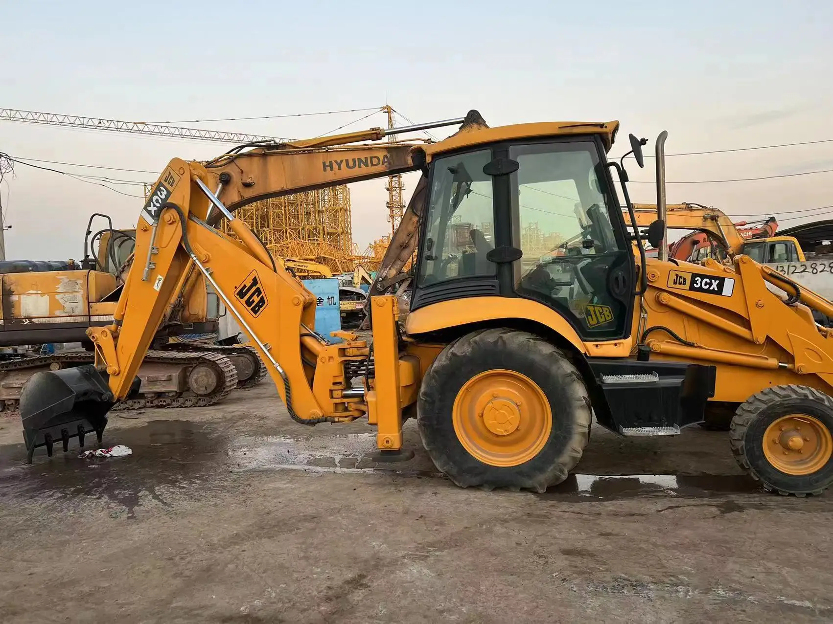 Good Condition Cheap Price Used JCB 3CX Used Backhoe Loader 100 HP Used JCB 4CX Backhoe Loaders For Sale