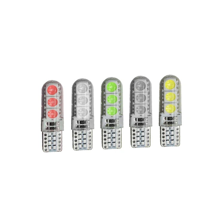 Super Bright T10 W5W 921 6SMD LED Silicone LED Lights 3030 Car Auto Canbus Reverse Light Reversing Lighting Back up Lamp