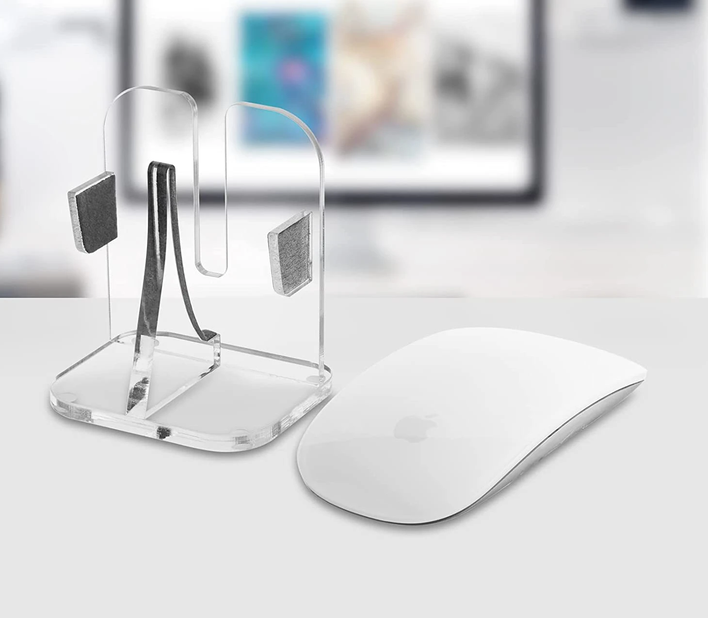 factory manufacture mouse display stand custom   Holder Acrylic Mouse stand for computer acrylic product