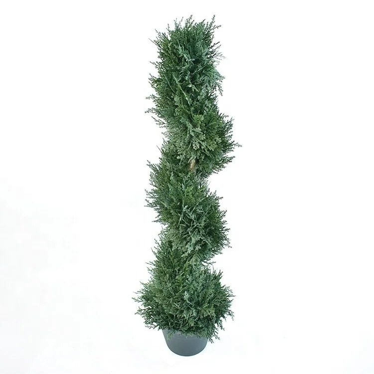 90 cm artificially trimmed spiral plant tree/cedar tree home garden artificial plant