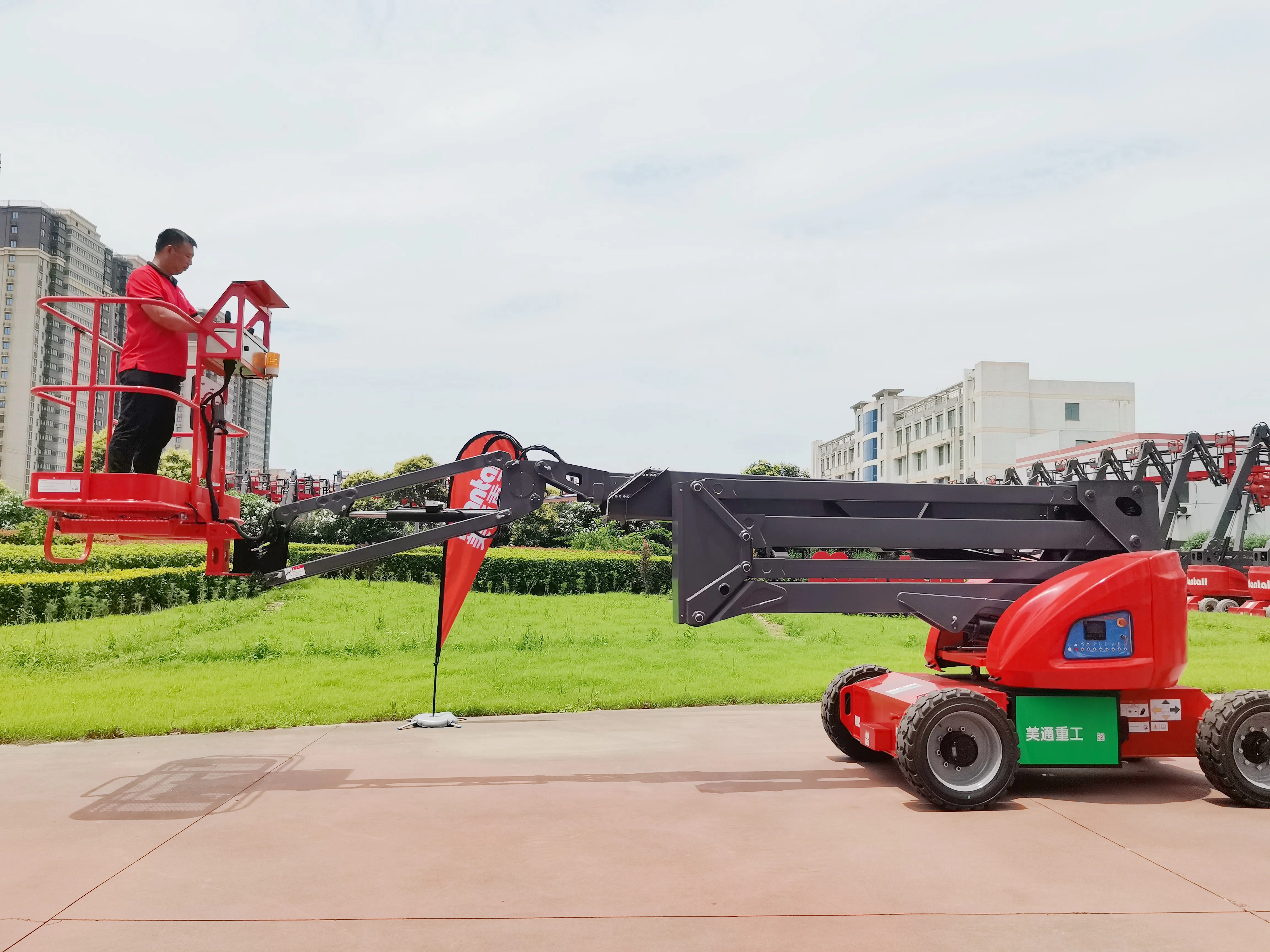 Mantall HZ200JRT Newest Hot Sale Articulated Boom Lifts Durable Hydraulic Articulated Aerial Boom Lift Construction Machinery