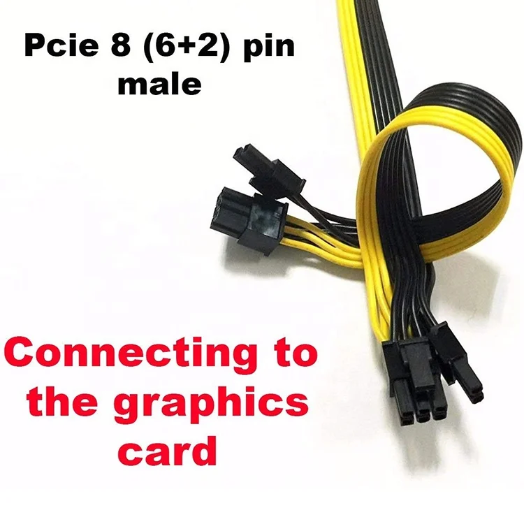 Кабель питания Evga Extender Pcie Molex 8 Pin Pci Express на Dual 16X 6 2 кабели с приклеиванием 16 Awg