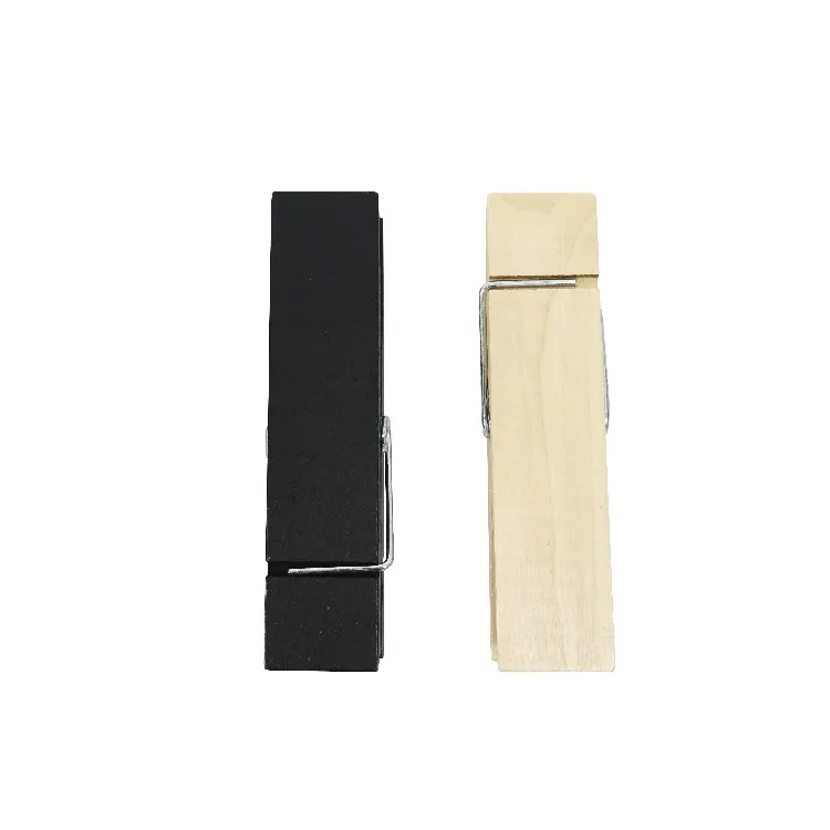 2PCS 14.8CM high quality fsc wood large photo paper craft DIY clip decoration clothespin clothes peg