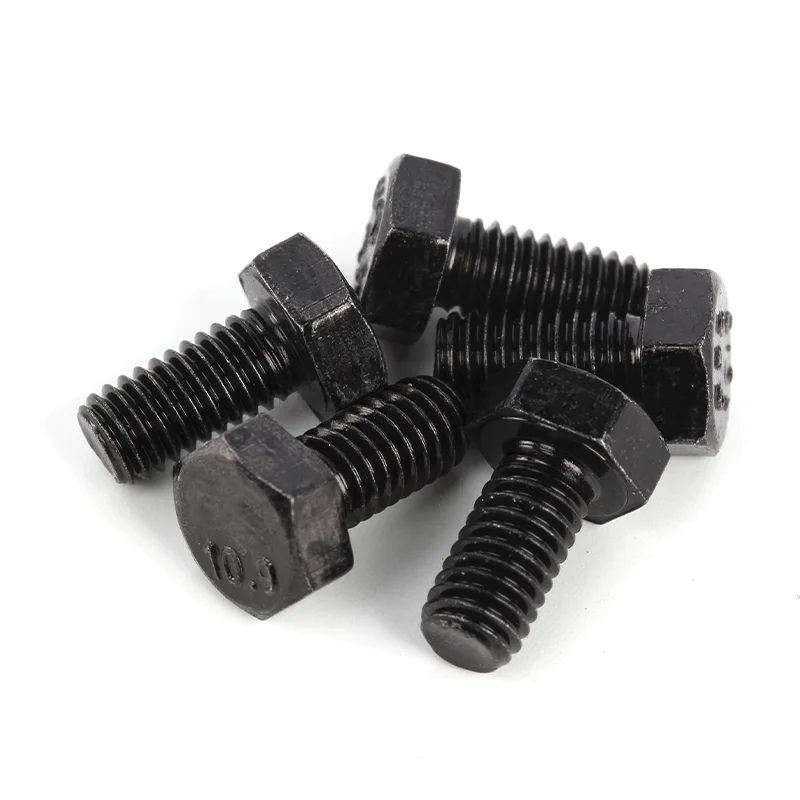 Bolts and Nuts Manufacturer Black Oxide Dacromet Geomet Zinc Carbon Steel Hexagon Head Bolts Hex Bolts