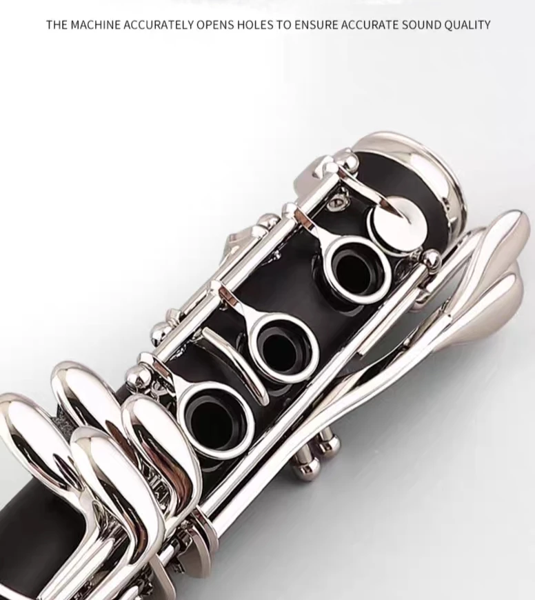 JEK B-Down Black Piccolo Clarinet with Custom Logo Rich and Beautiful Tone