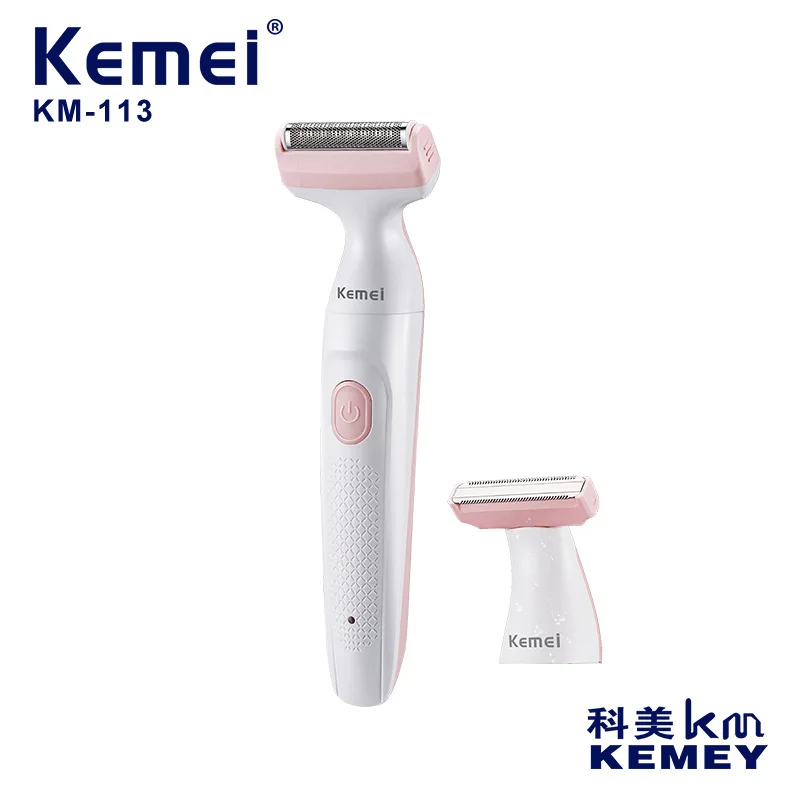 KEMEI Km-113 Body Wash одноразовые сухой и влажной уборки двойного назначения безболезненно леди для удаления волос на теле бритва