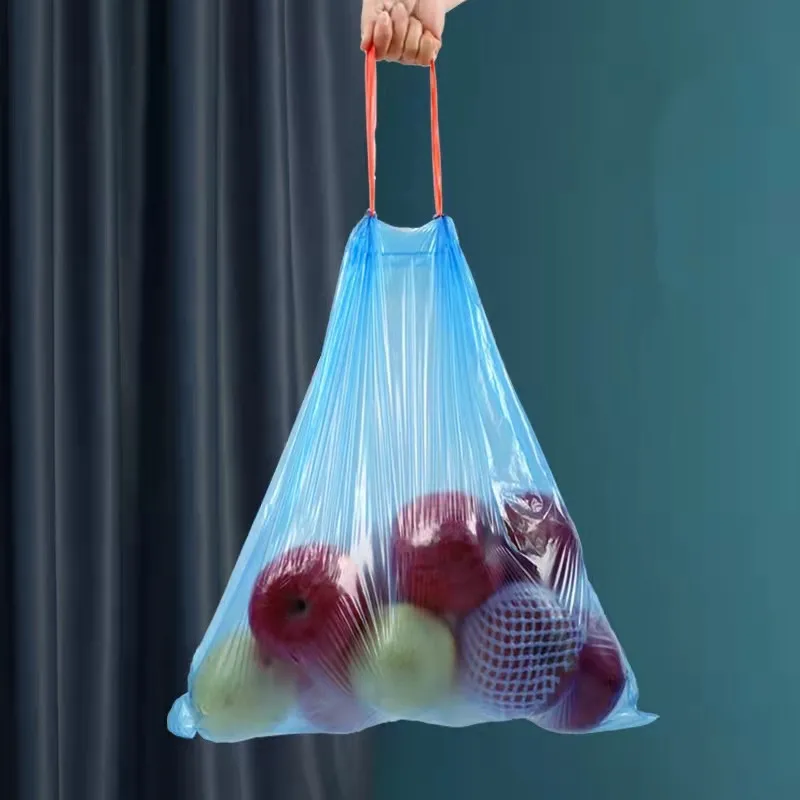 PLA D2W EPI Compostable Biodegradable WaterTight Tear Resistant Drawstring Bag Household Fruits and Vegetables Garbage Packaging