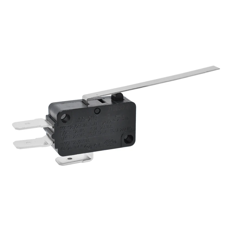 Toneluck MQS-2 T85 T125 Electronic Long Metal Strip Lever Limit Micro Switch SPDT 16Amp 250V Microswitch