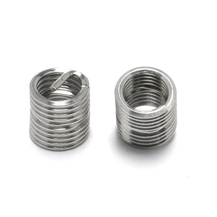 Factory Wholesale Stainless Steel Metal Self Tapping Slotted Thread Sleeve Screw Threaded Insert