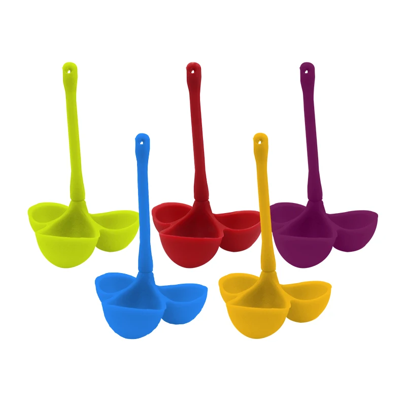 High Quality Silicone Egg Cup 3 Hole Steamer Breakfast Tools Kitchen Accessories Silicone Egg Poacher