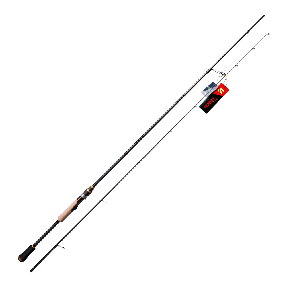 Light shore jigging rod 2.13m - 2.49m 2 section carbon bass fishing rod