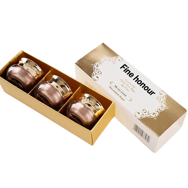 15g*3 Wholesale Natural Moisturizing Dark Circle Eyes Cream Peptide Pure Magic Skin Anti Aging Organic Private Label Eye Cream