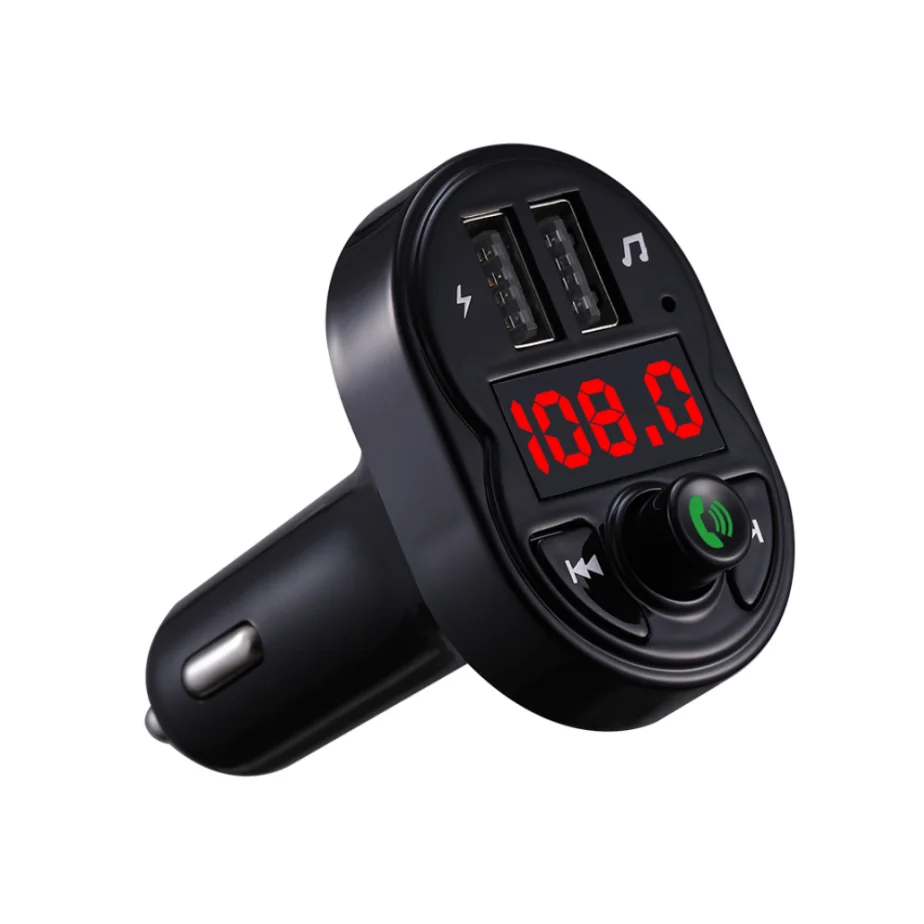 x1 FM Transmitter Handsfree Car Kit MP3 Player With 3.1A Dual USB Car Charger FM Modulator Transmitter