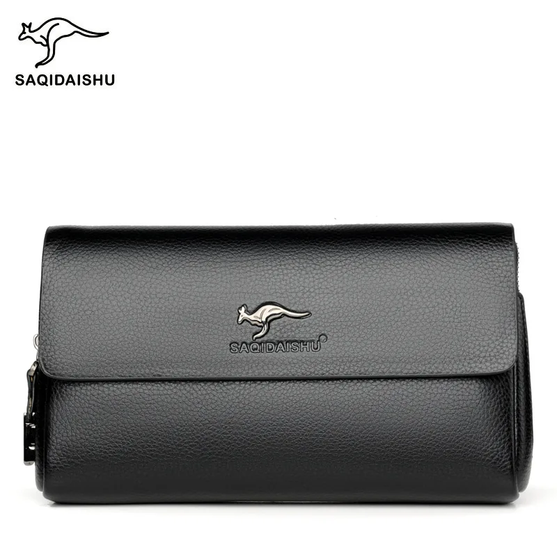 Large Capacity Multi-functional Pu Leather Male Business Fashion Anti-theft Combination Password Lock Wallet For Man