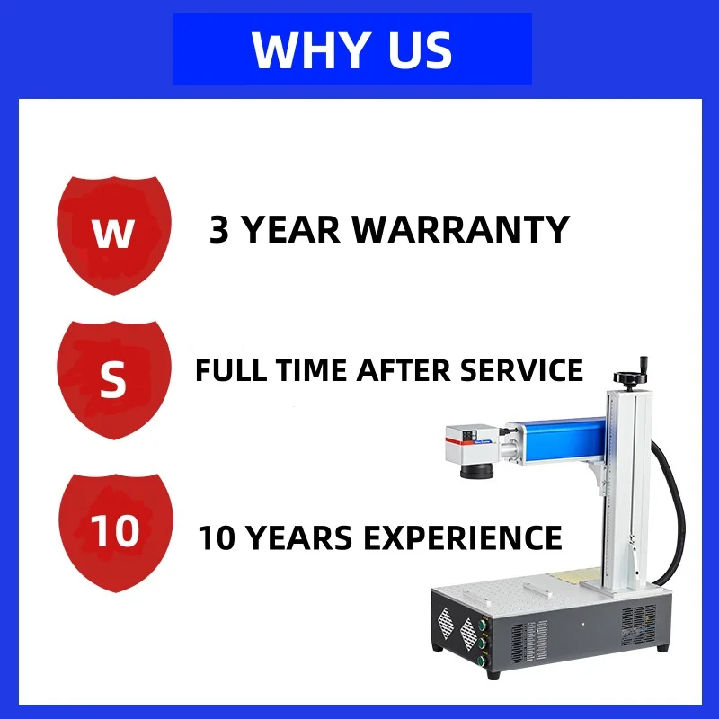 T1 0.005 mm Accuracy Industrial Deep 20W/30W/50W Fiber Laser Engraving Machine for Jewelry Printing on Metal