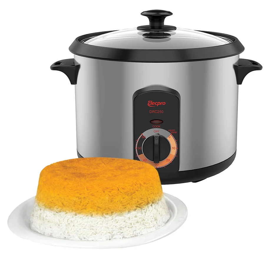 Hot selling Large capacity 15cups 900W Glass Lid Non Stick Stainless Steel Pars Automatic drum Persian Rice Cooker
