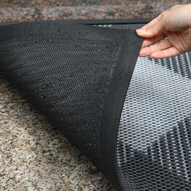 Reusable Waterproof Dusting Washable Tpe Mesh Good Elasticity Anti-Fatigue Bottom Non-Slip Entry Door Mat