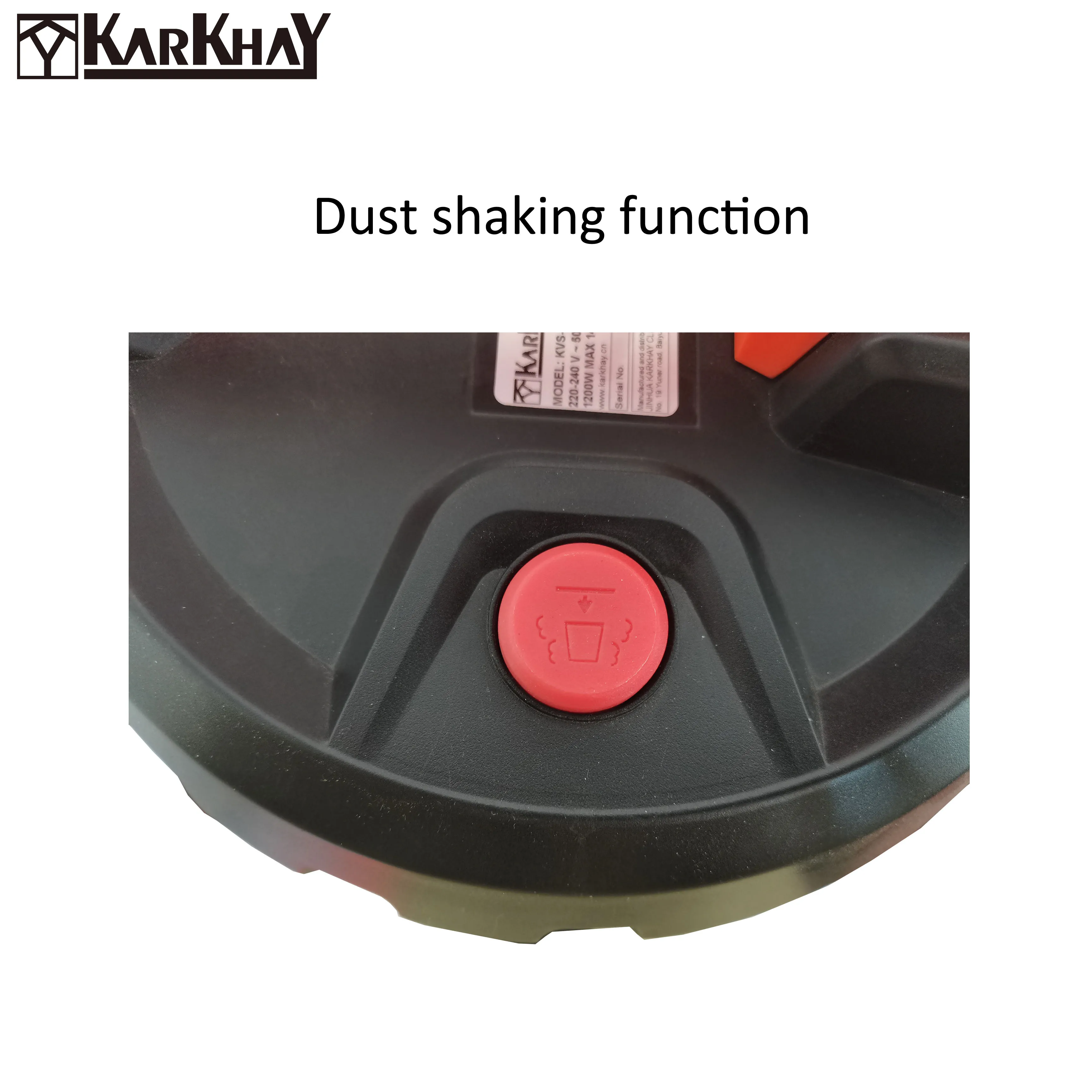 China Factory Supply Karkhay 1200w Vacuum cleaner hepa filter Wet and Dry shaking function