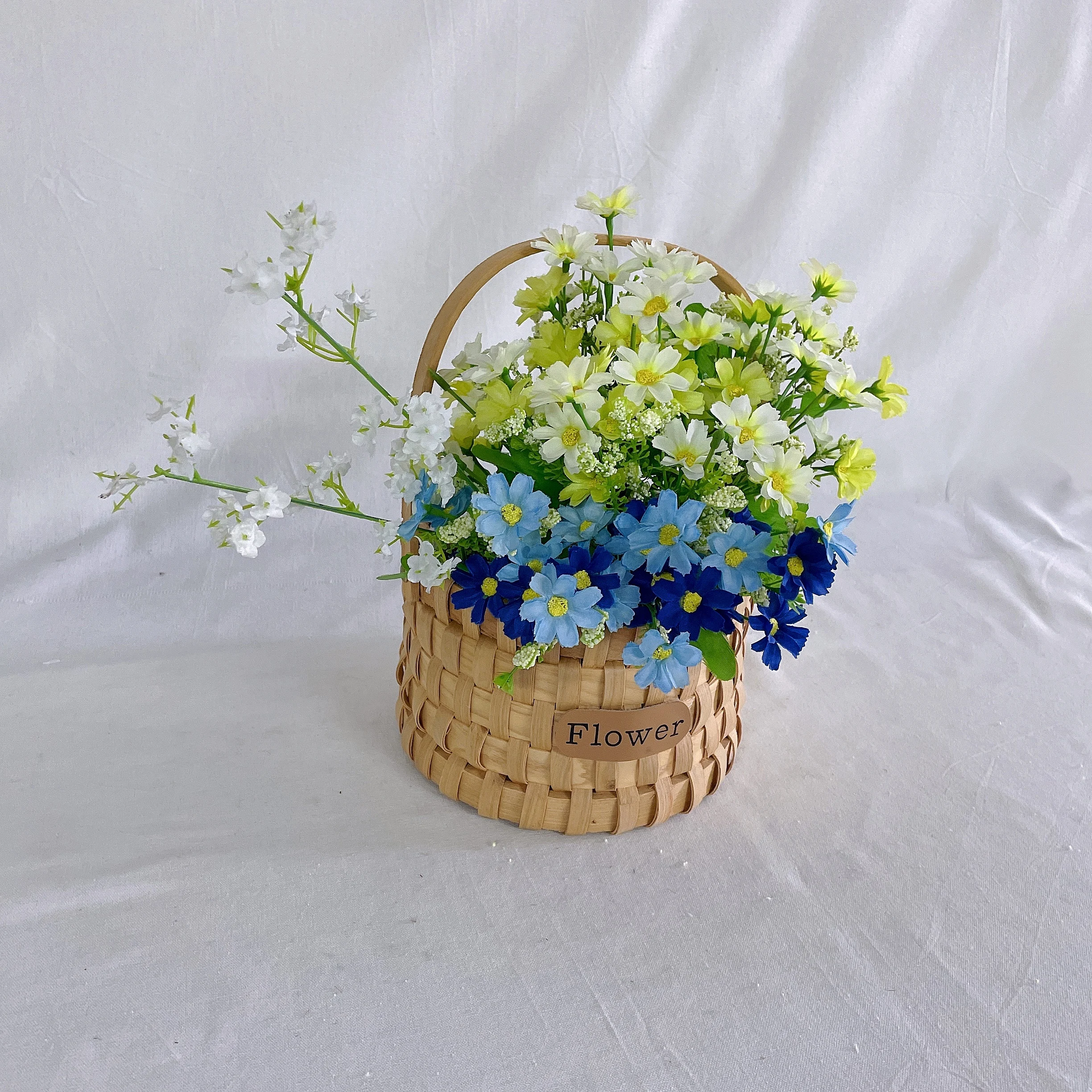 Different Sizes Picnic Baskets Natural Woven Baskets flower pots storage baskets made in China