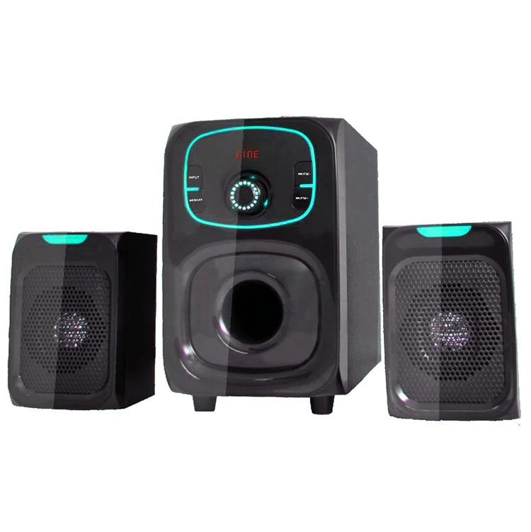 Audmic mini portable  subwoofer speaker with bluetooth remote control home theatre