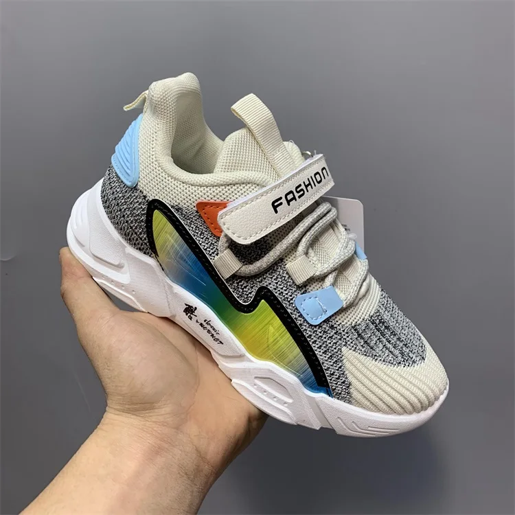 K4182  Breathable fashion sneaker for kids sport shoes for kids in low price casual