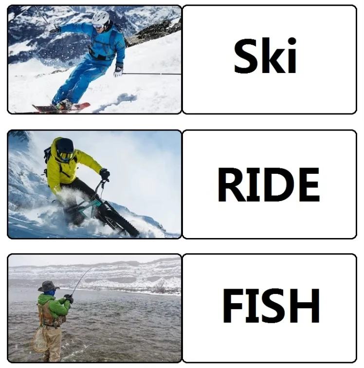 Factory Customized Winter Warm Thick Balaclava Elastic Cycling Bike Face Cover Windproof Polyester Adults Sports Fishing