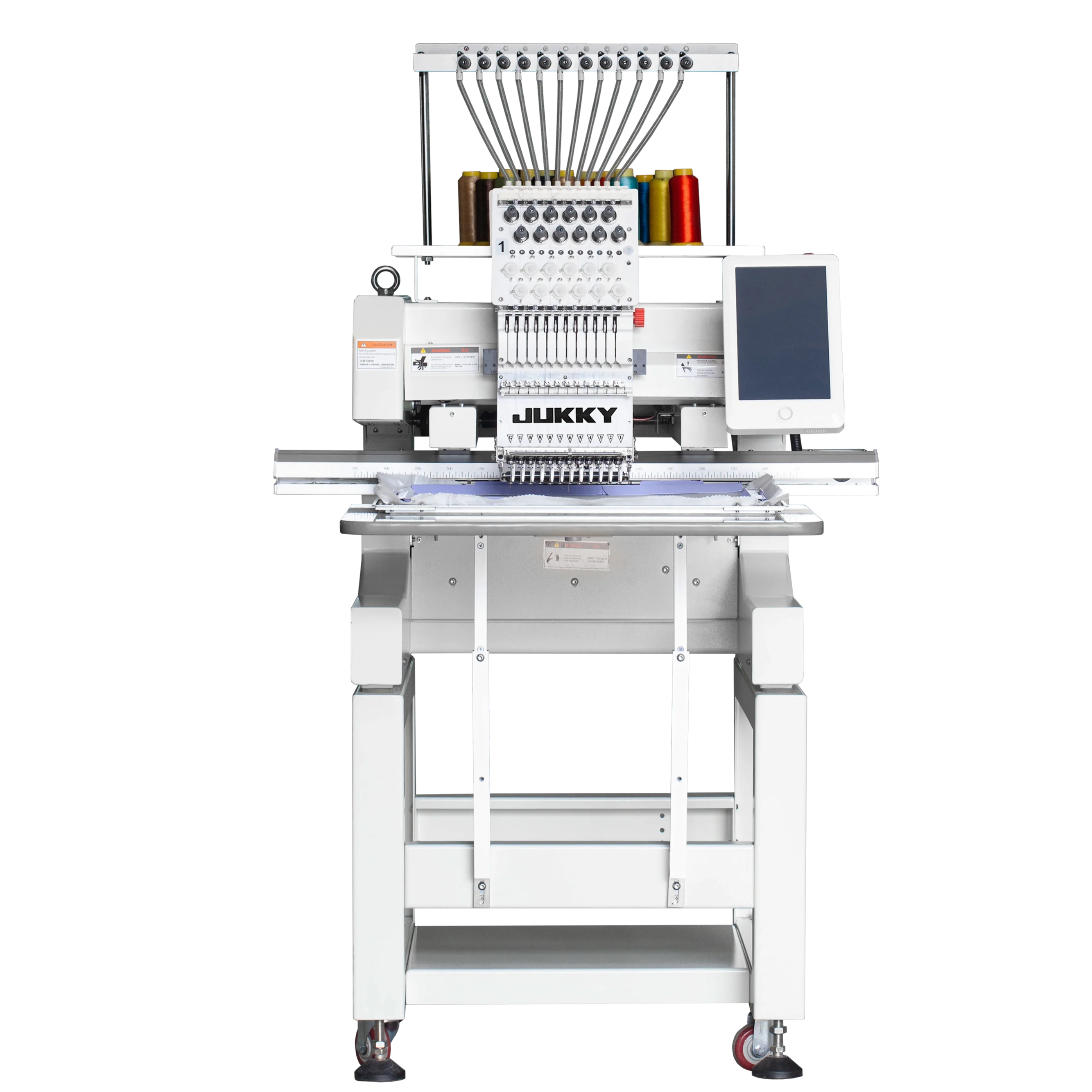JK 1201 Single-Head Embroidery Machine Big Hoop Frame Set New Model Modern All-in-One Logo Patch Creator Core Motor Included