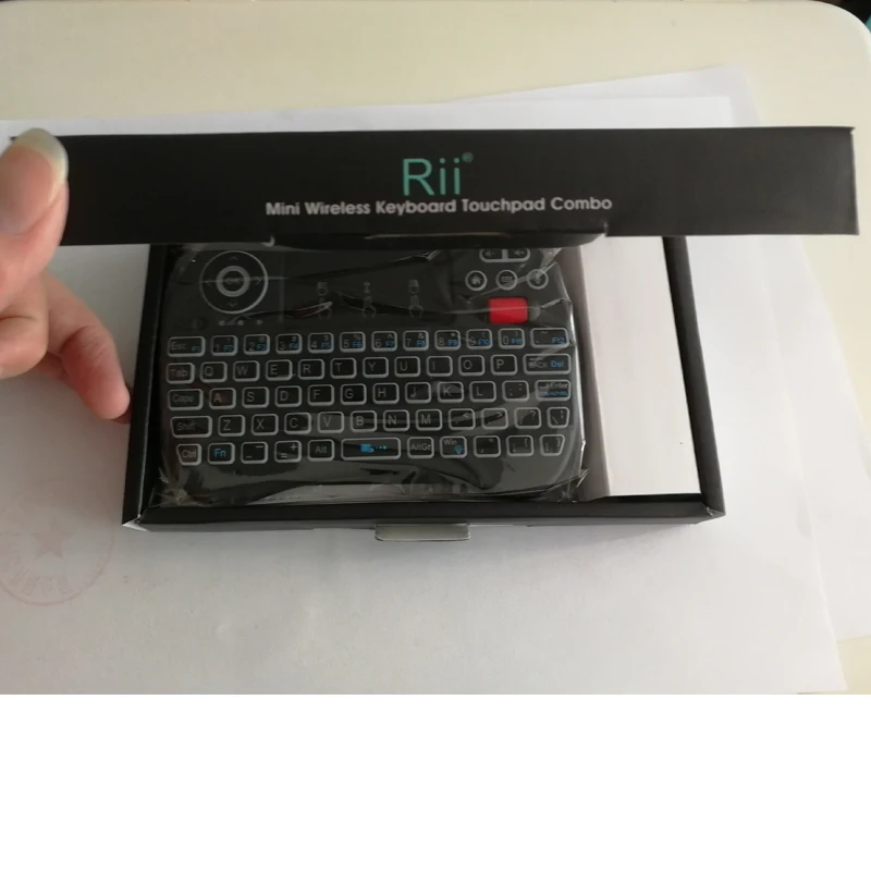 Беспроводной пульт Rii X8 + ( X8) с RGB-подсветкой, 2,4 ГГц