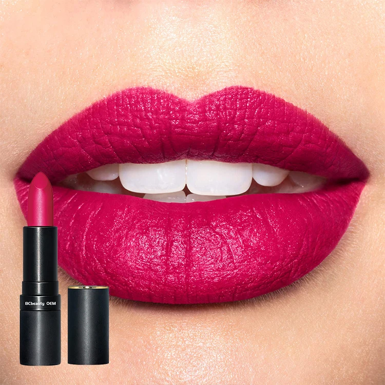 OEM ODM Super Lustrous Smudge-Proof Full Coverage Lip Color Non-Stick Create Your Own Brand Lipstick