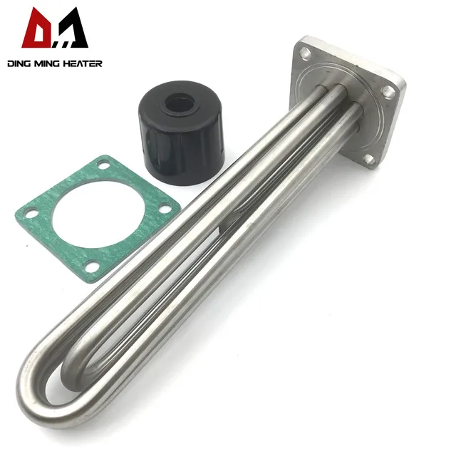 110v 220v 380v 400v 480v Stainless Steel Electric Resistance Tubular Rod Immersion Heater For Water Or Oil Heating