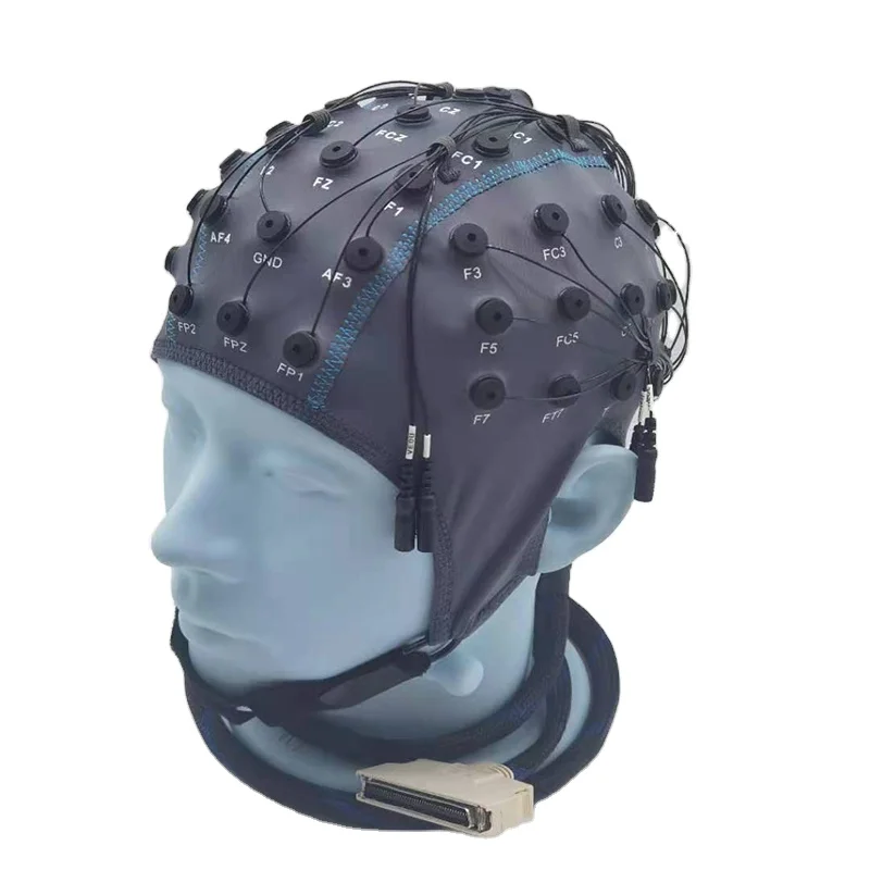 Спеченная многоразовая шляпа для наушников Ag/AgCl с мониторингом EEG PSG
