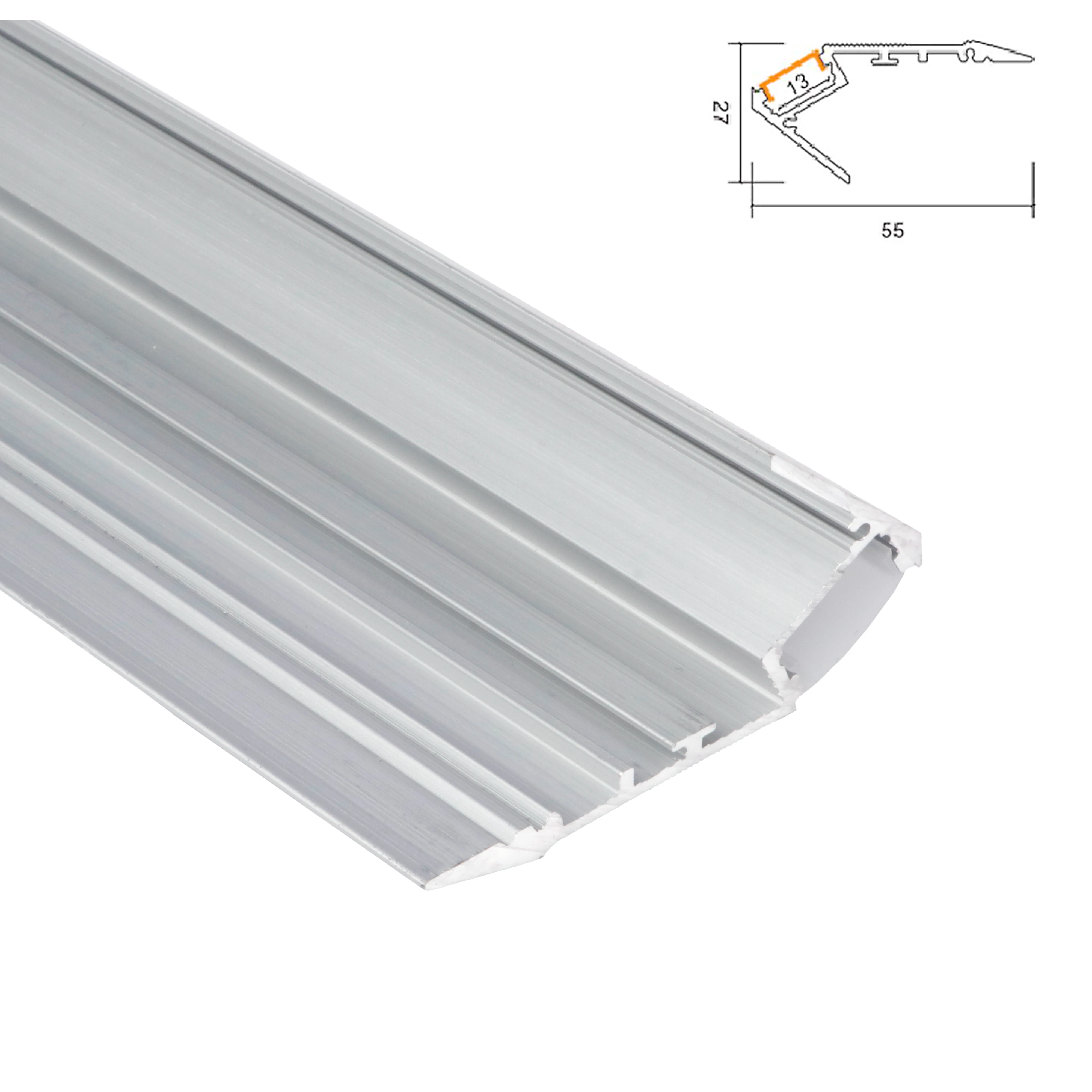 Led Aluminum Channel System Led Strip Light Diffuser for Led Strip Lights Indoor