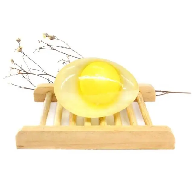 have stock egg shape handmade soap with factory price
