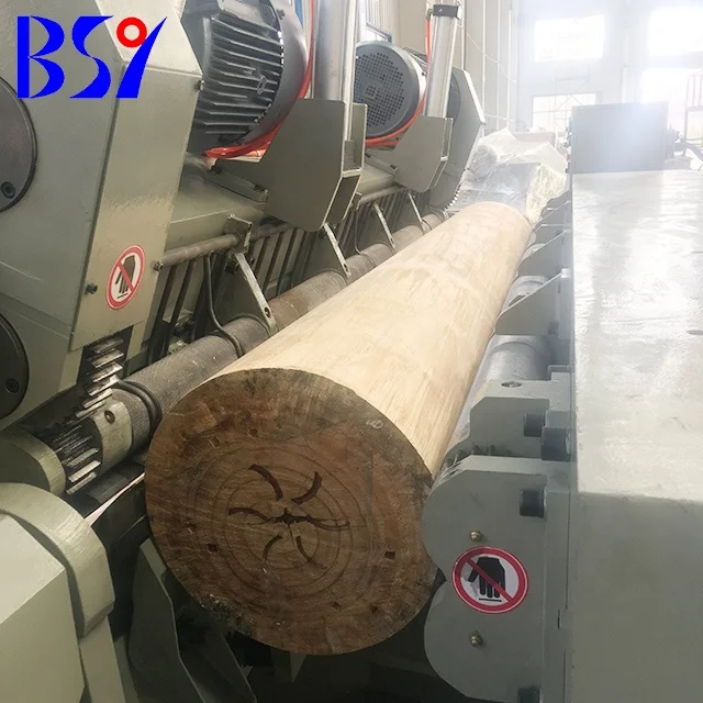 CNC Veneer  Spindless Rotary Peeling Machine Wood Peeling Lathe for plywood with CE