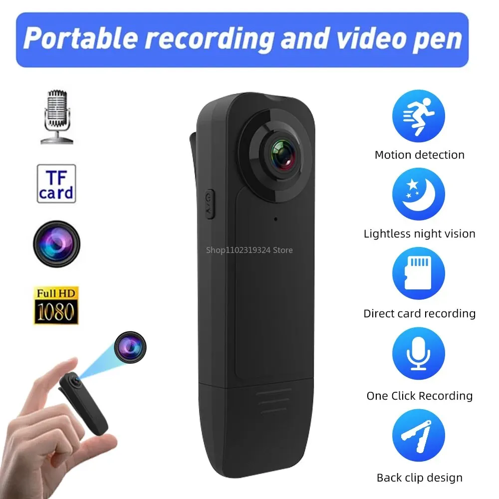 A18 HD 1080P Wireless Portable Camera Multifunction Dash Cam Mini HD Camera Pen Smart Recorde Pen Recording Camera