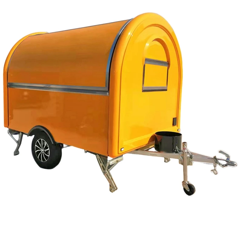 Automatic Sales Beer Coffee Hot Dogs Fully Equipped Kitchen Food Truck Outdoor Fast Food Trailer Mobile Food Catering Trailer