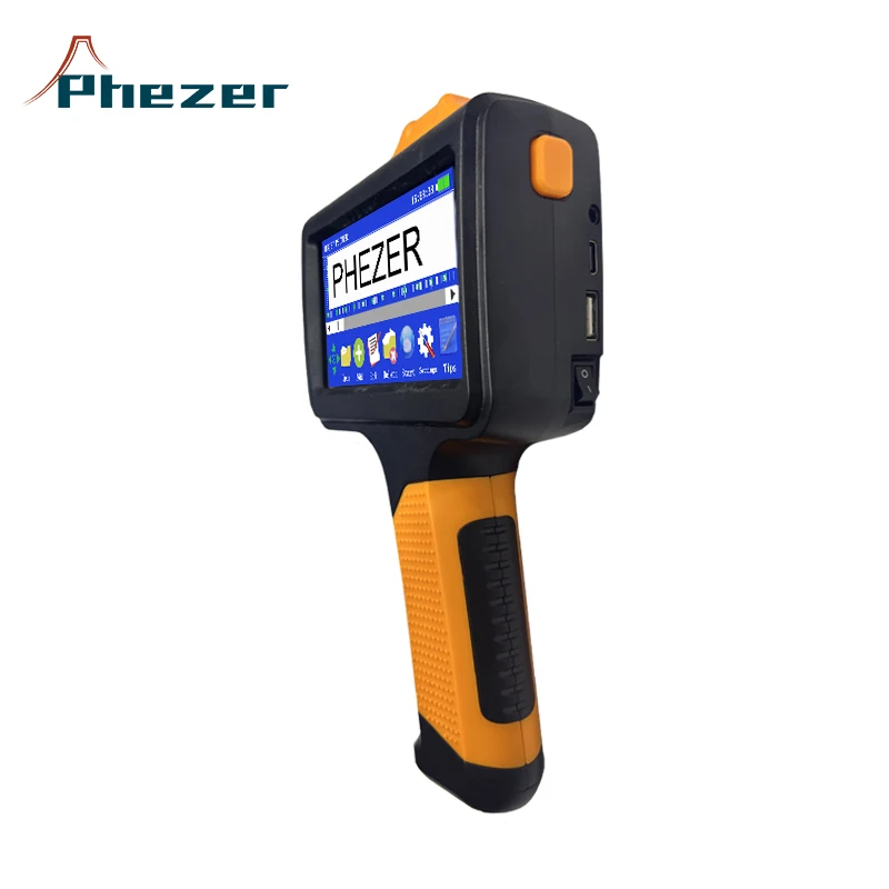 Industrial DCJET Expiry Date High Resolution portable mini Batch Code TIJ Inkjet Printer For paper metal plastic wood cotton